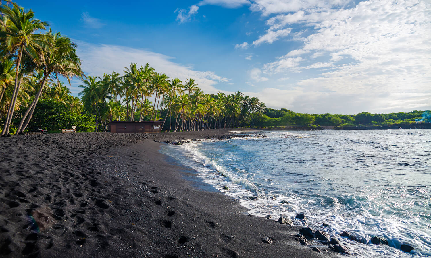 Punaluu Black Sand Beach